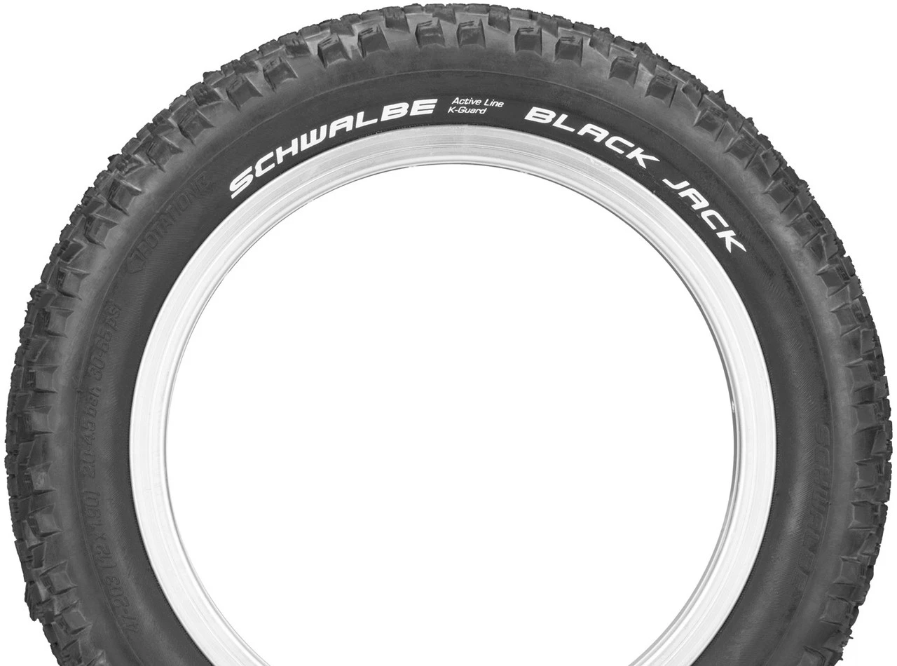 Schwalbe Pneu Rigide Black Jack 12" 2 Schwalbe Pneu Rigide Black Jack 12" – Image 2