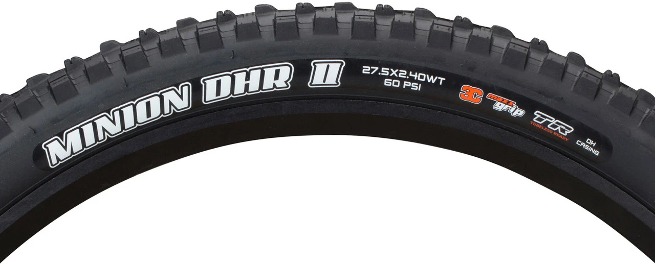 MAXXIS Pneu Souple Minion DHR II 3C MaxxGrip Downhill WT TR 27,5" 3 MAXXIS Pneu Souple Minion DHR II 3C MaxxGrip Downhill WT TR 27,5" – Image 3