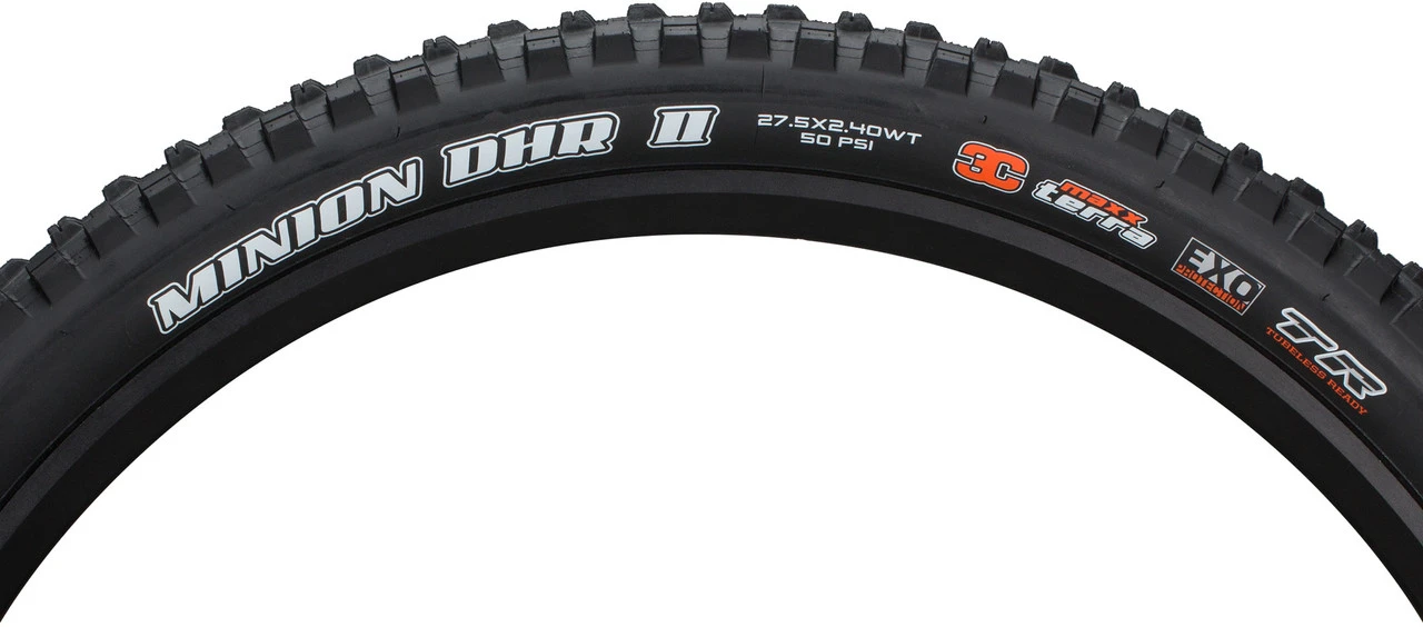 MAXXIS Pneu Souple Minion DHR II 3C MaxxTerra EXO WT TR 27,5" 3 MAXXIS Pneu Souple Minion DHR II 3C MaxxTerra EXO WT TR 27,5" – Image 3