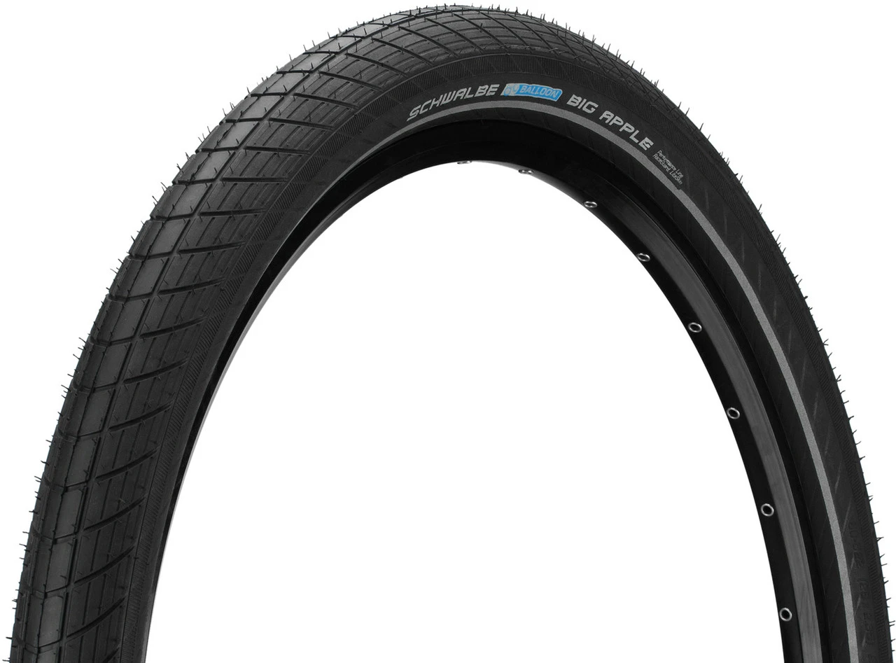 Schwalbe Pneu Rigide Big Apple Performance RaceGuard 24" 1 Schwalbe Pneu Rigide Big Apple Performance RaceGuard 24"