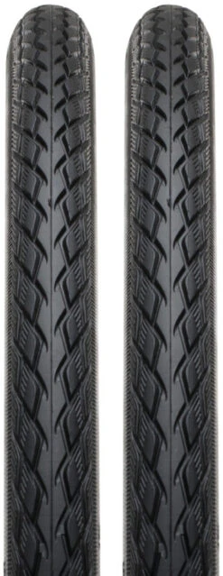 Schwalbe Set De 2 Pneus Rigides Marathon 28" 9 Schwalbe Set De 2 Pneus Rigides Marathon 28" -Shimano Soldes Magasin 350715