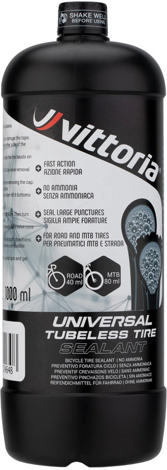 Vittoria Fluide D'Étanchéité Universal Tubeless Tire Sealant 1 Vittoria Fluide D'Étanchéité Universal Tubeless Tire Sealant
