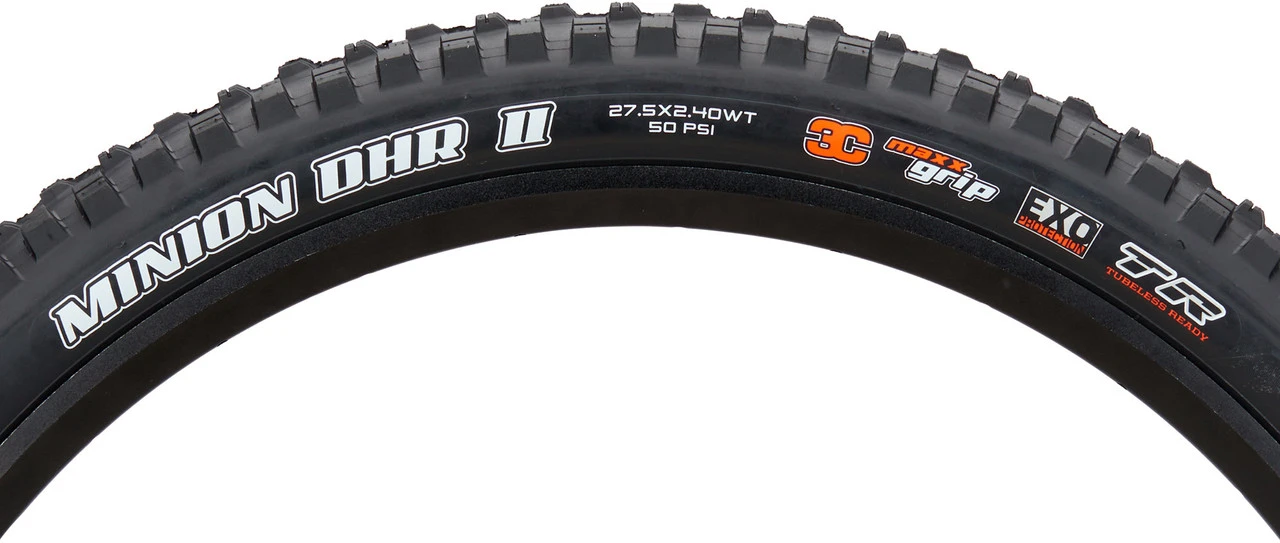 MAXXIS Pneu Souple Minion DHR II 3C MaxxGrip EXO WT TR 27,5" 3 MAXXIS Pneu Souple Minion DHR II 3C MaxxGrip EXO WT TR 27,5" – Image 3