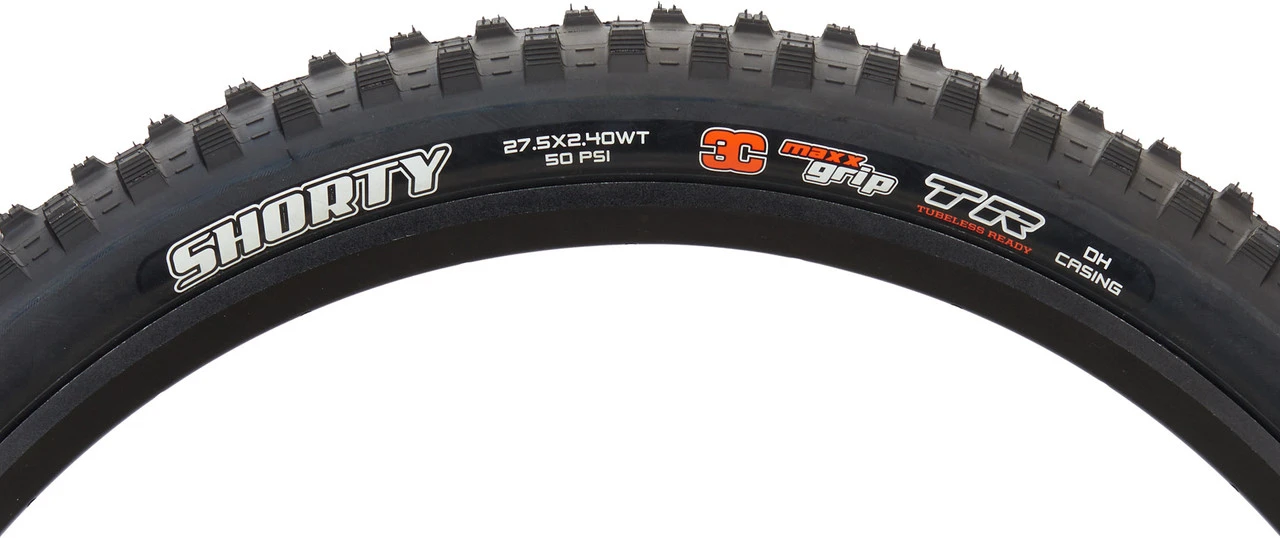 MAXXIS Pneu Souple Shorty 3C MaxxGrip DH WT TR 27,5" 3 MAXXIS Pneu Souple Shorty 3C MaxxGrip DH WT TR 27,5" – Image 3