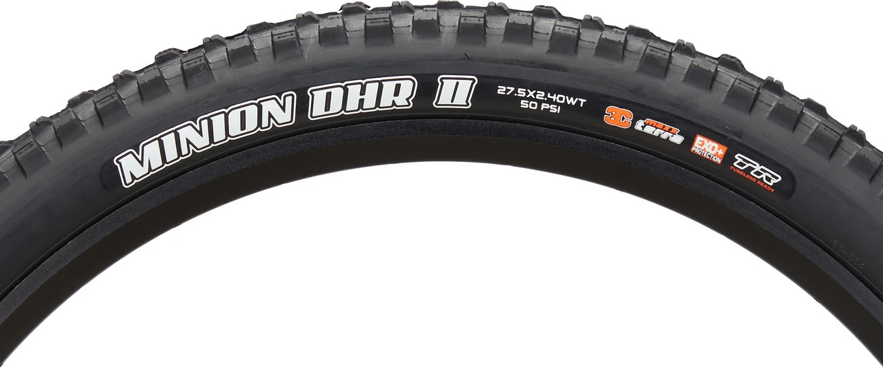 MAXXIS Pneu Souple Minion DHR II 3C MaxxTerra EXO+ WT TR 27,5'' 3 MAXXIS Pneu Souple Minion DHR II 3C MaxxTerra EXO+ WT TR 27,5'' – Image 3