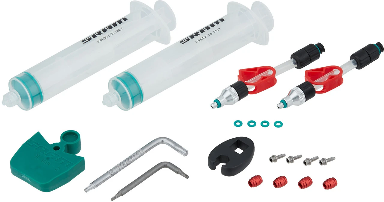 SRAM Kit De Purge Huile Minérale Sans Liquide De Frein 1 SRAM Kit De Purge Huile Minérale Sans Liquide De Frein
